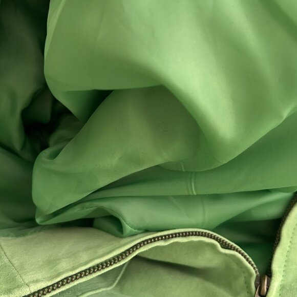 Coldwater Creek Vintage Women's Lime Green Suede Jacket XL - Picture 14 of 16